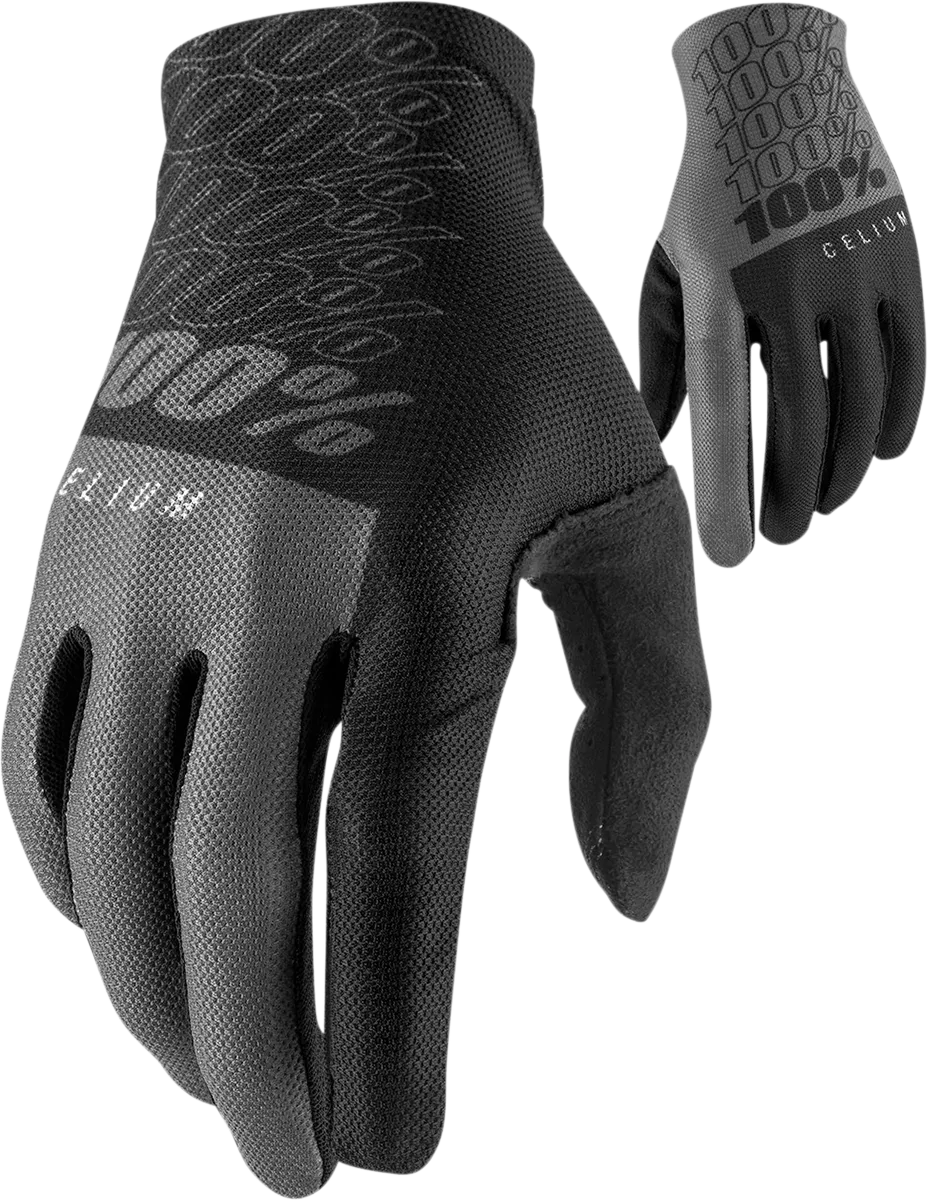 100% Celium Gloves - Black/Gray - Small 10007-00000