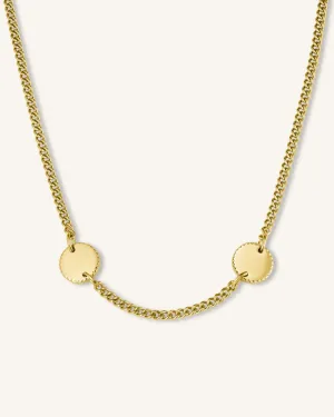 2 Coin Necklace