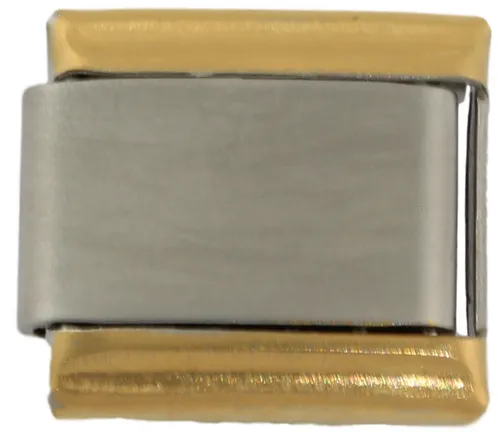 9mm Engraved Name/Word Italian charm (Gold edge)