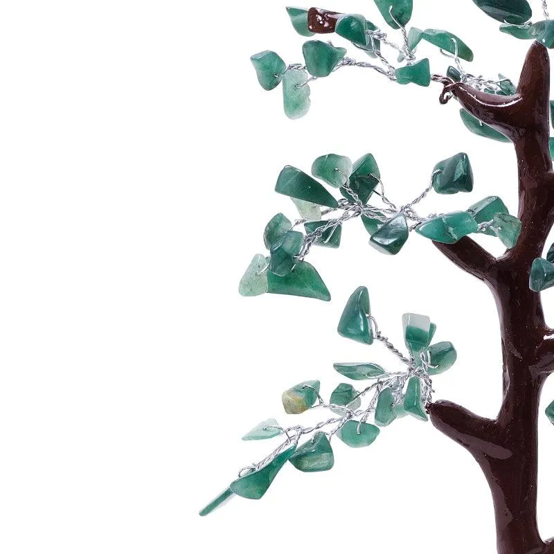 Agate Wish Tree Handcrafted Showpiece - Green