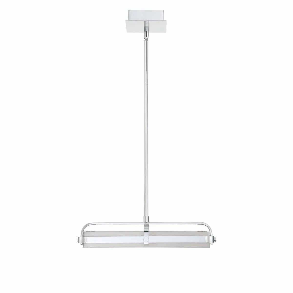 Annilo 18 in. LED Chandelier Chrome Finish