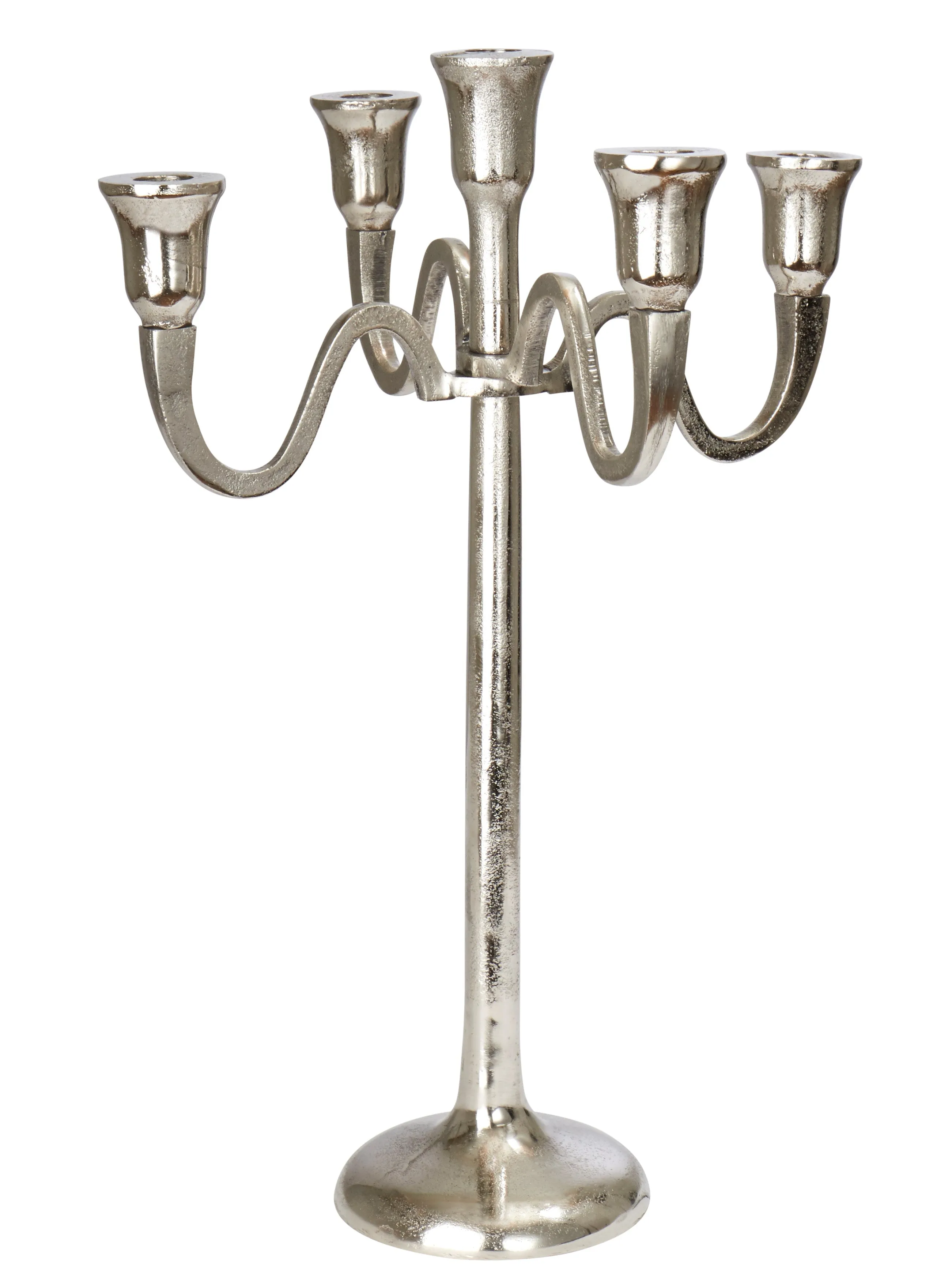 Antique Silver Metal Candelabra - Three Sizes