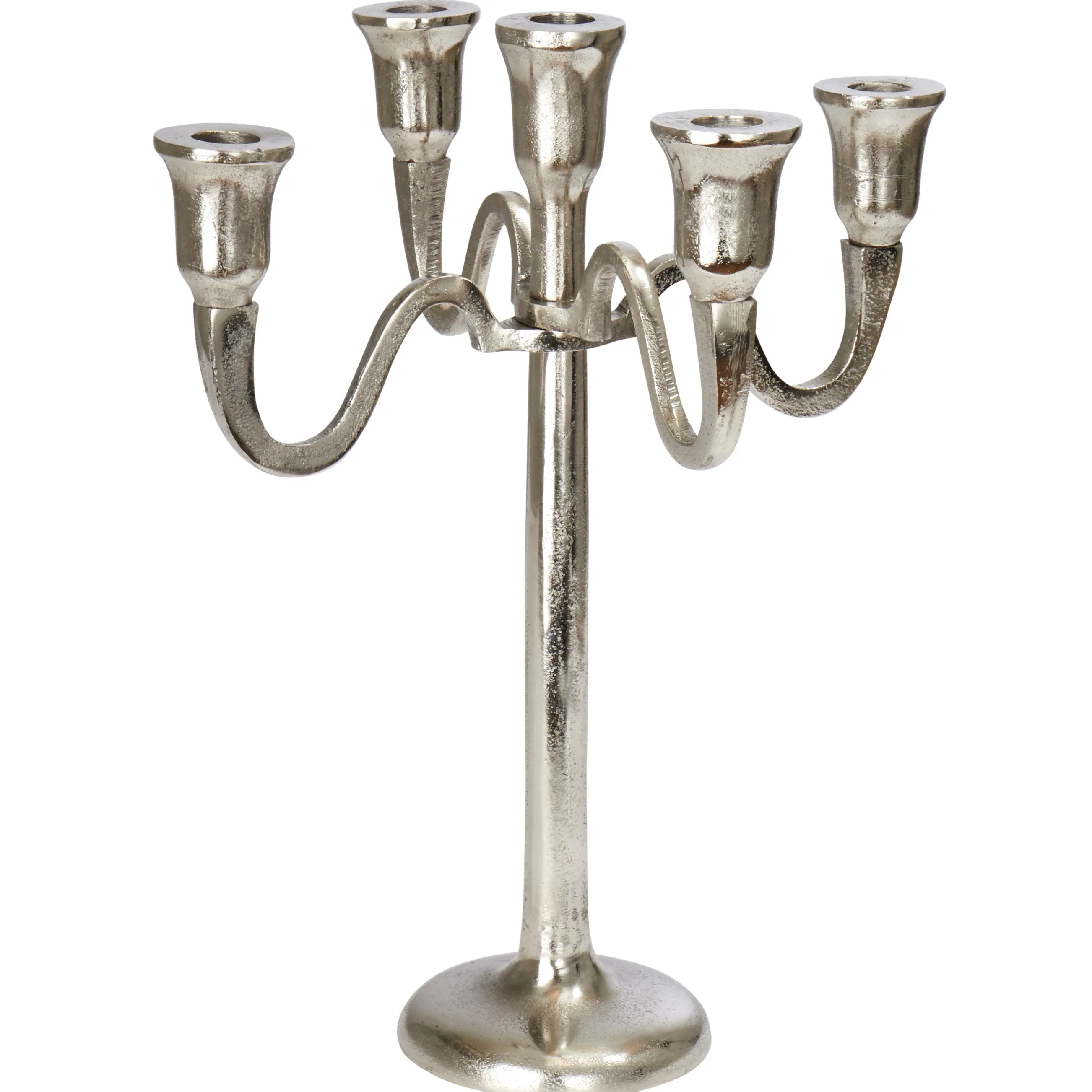 Antique Silver Metal Candelabra - Three Sizes