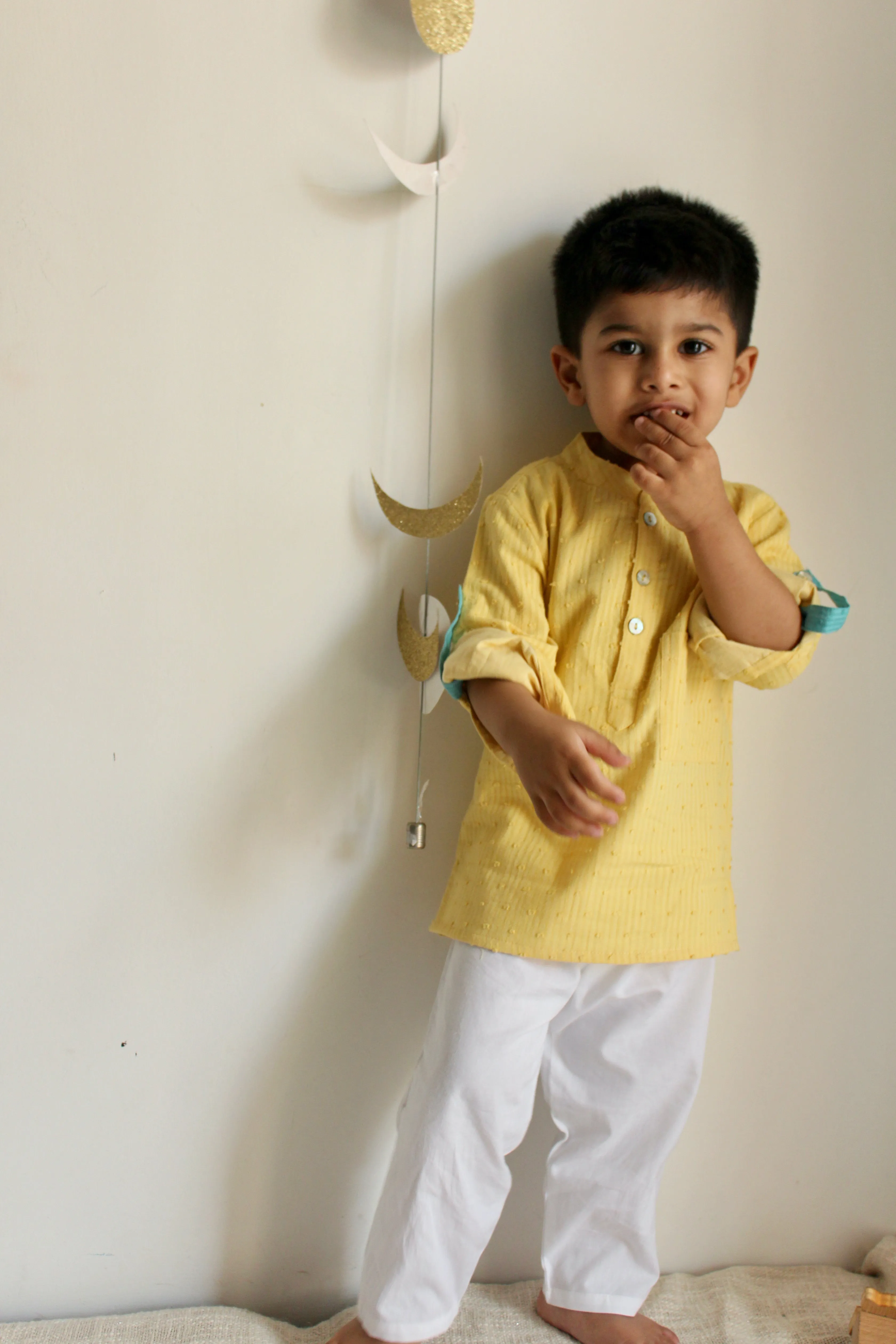 Band Collar Kurta