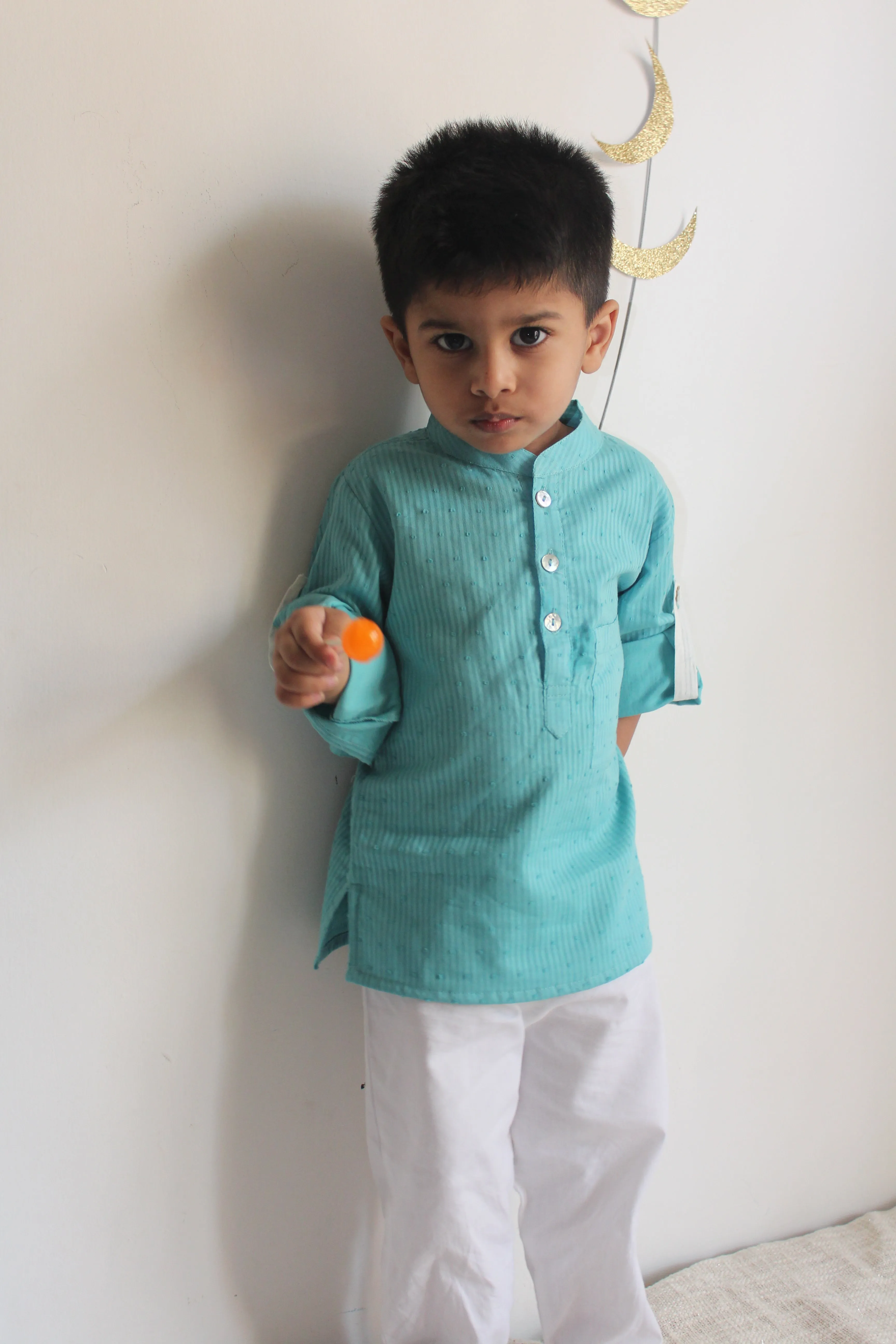 Band Collar Kurta
