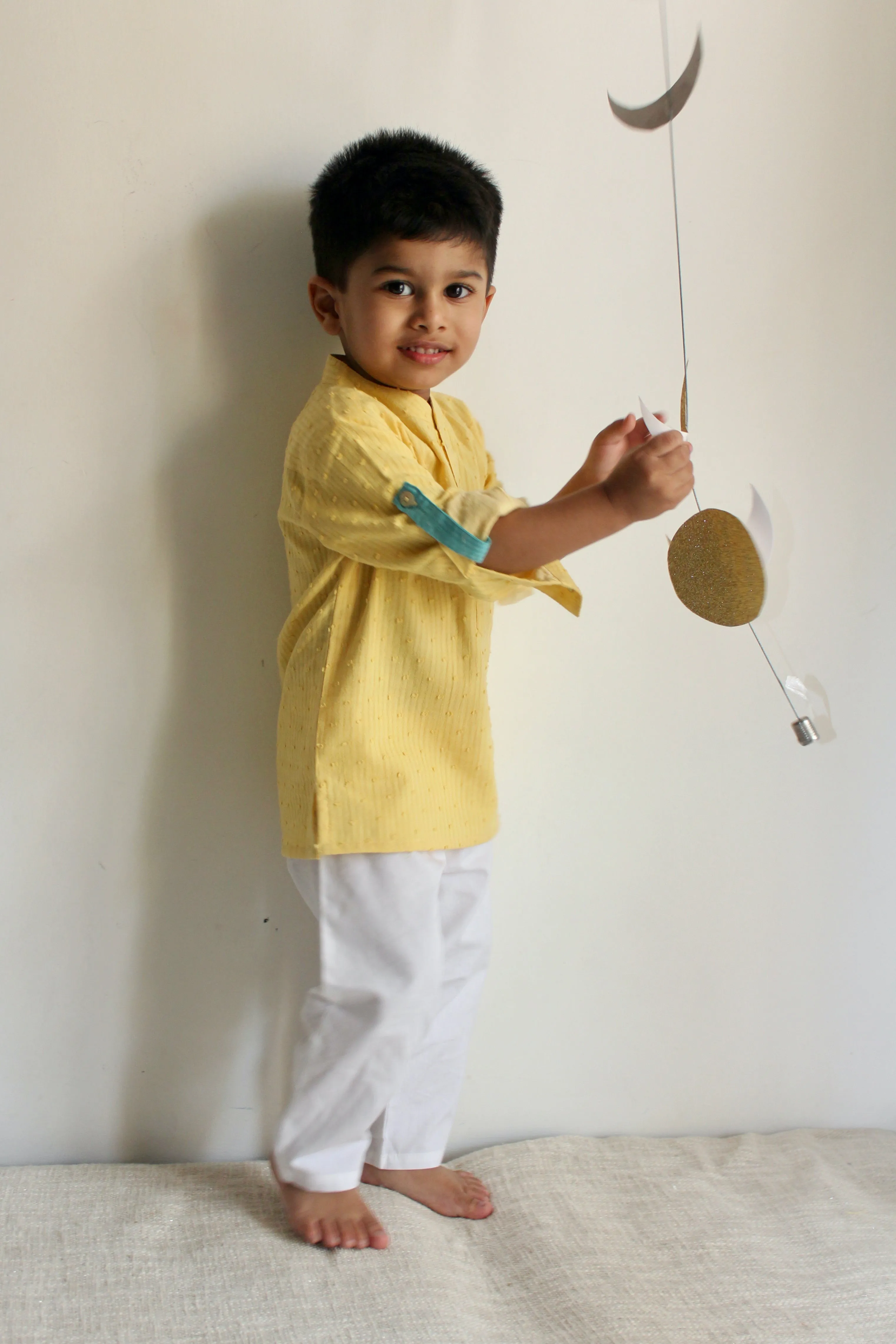 Band Collar Kurta