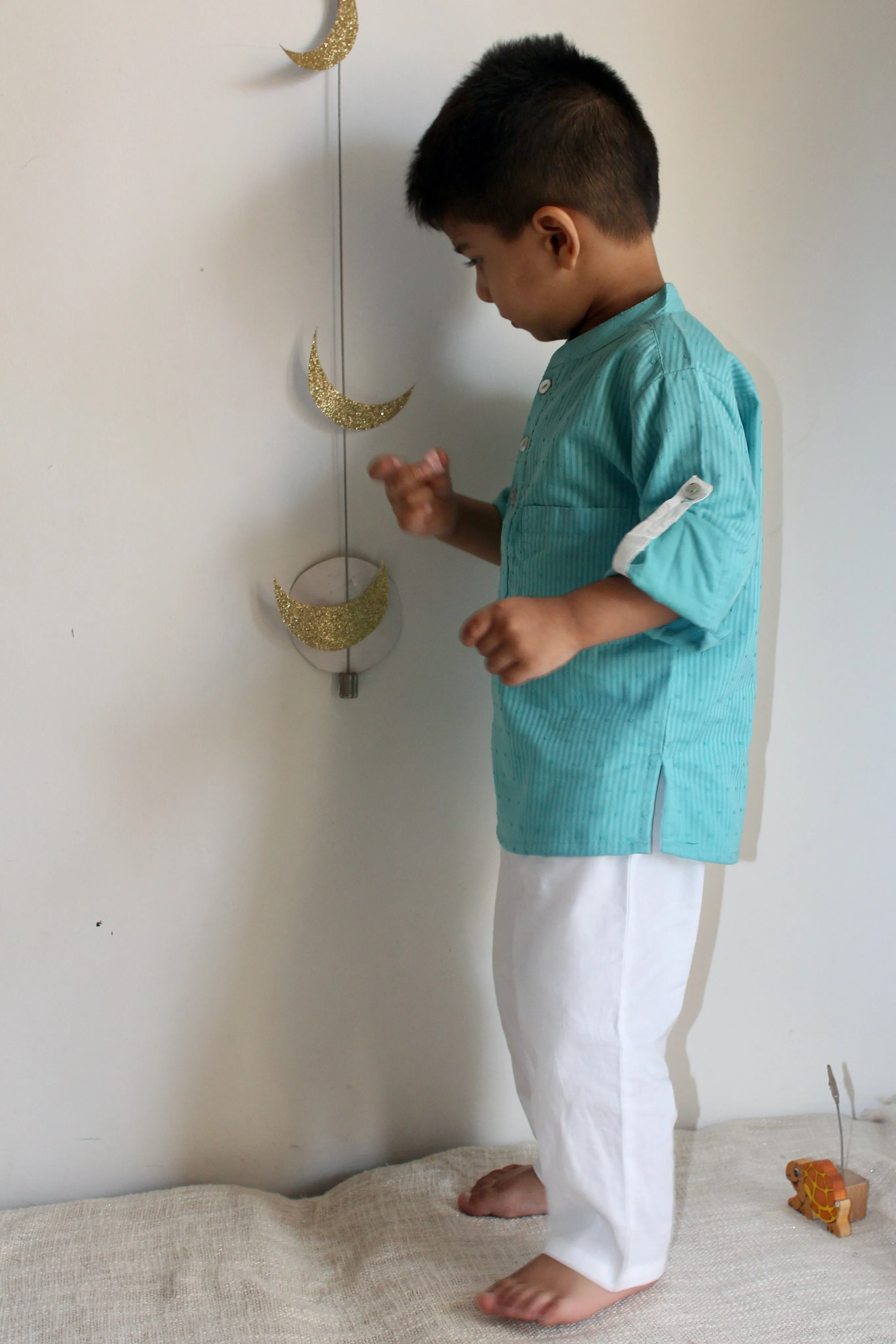 Band Collar Kurta