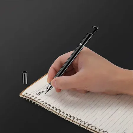 Black 3-in-1 Precision Touch Capacitive Stylus Pen