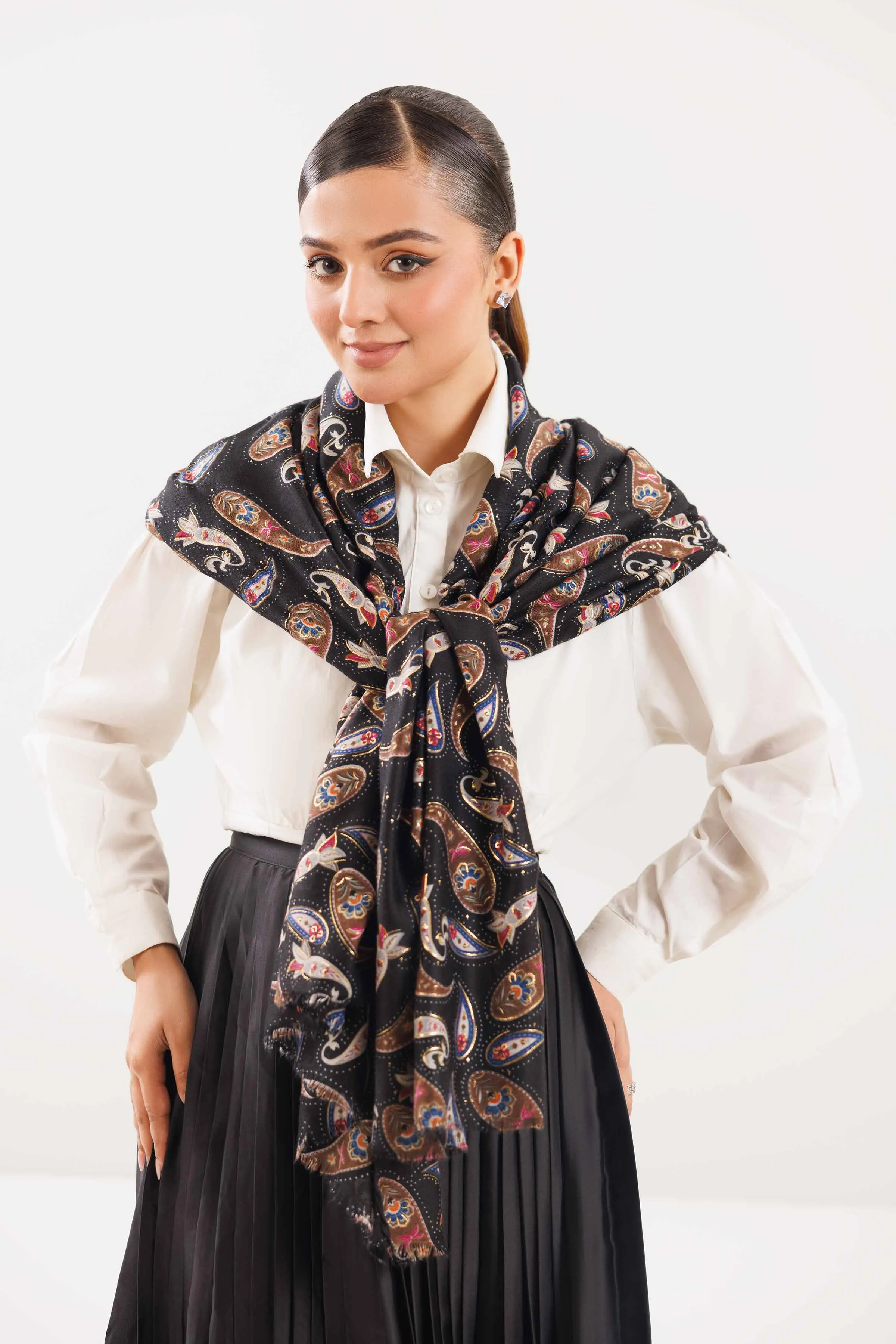 Black Women Shawl - 439422103