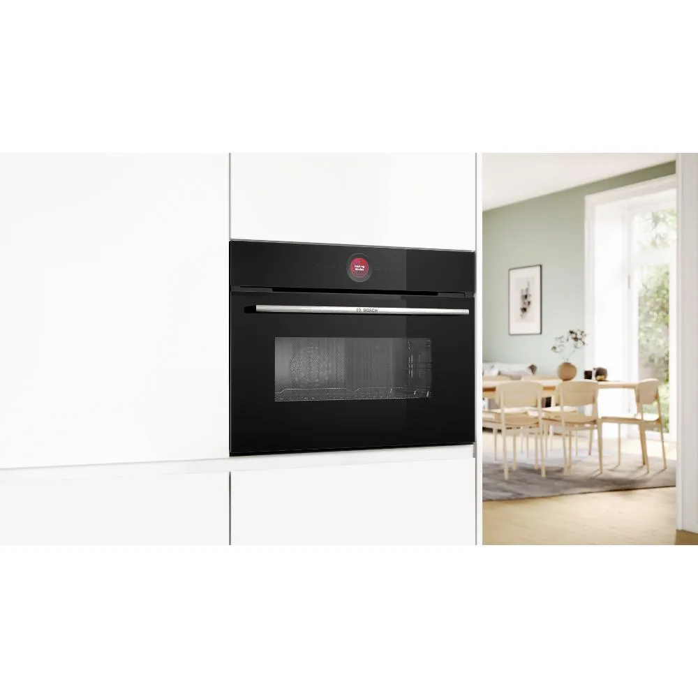 Bosch Series 8 Built-In Compact Oven with Microwave Function 60x45cm