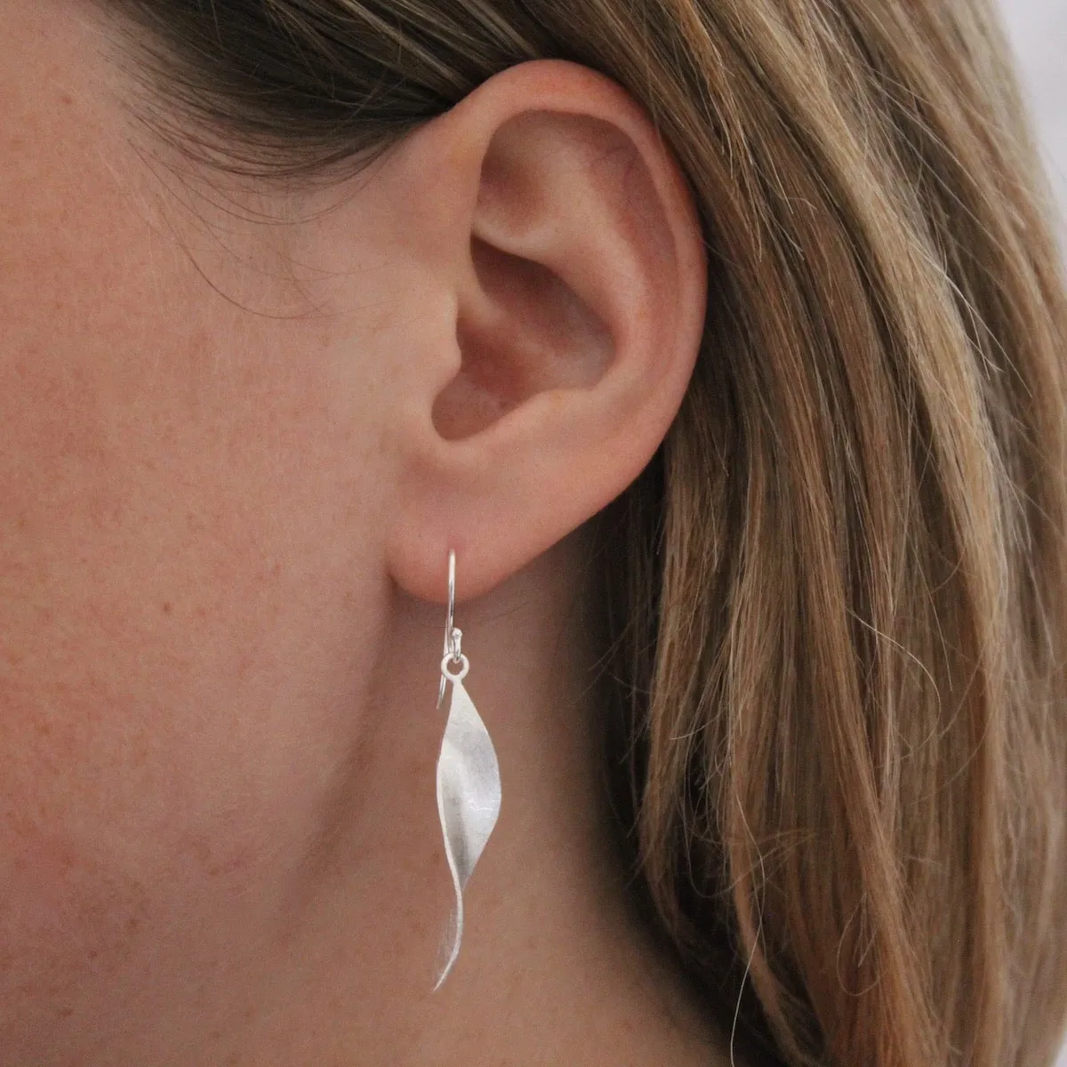 Brushed Twist Earrings