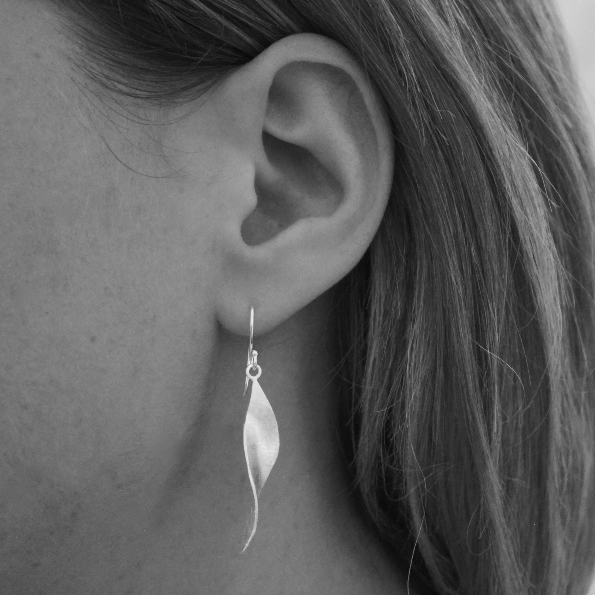 Brushed Twist Earrings