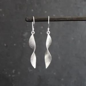 Brushed Twist Earrings