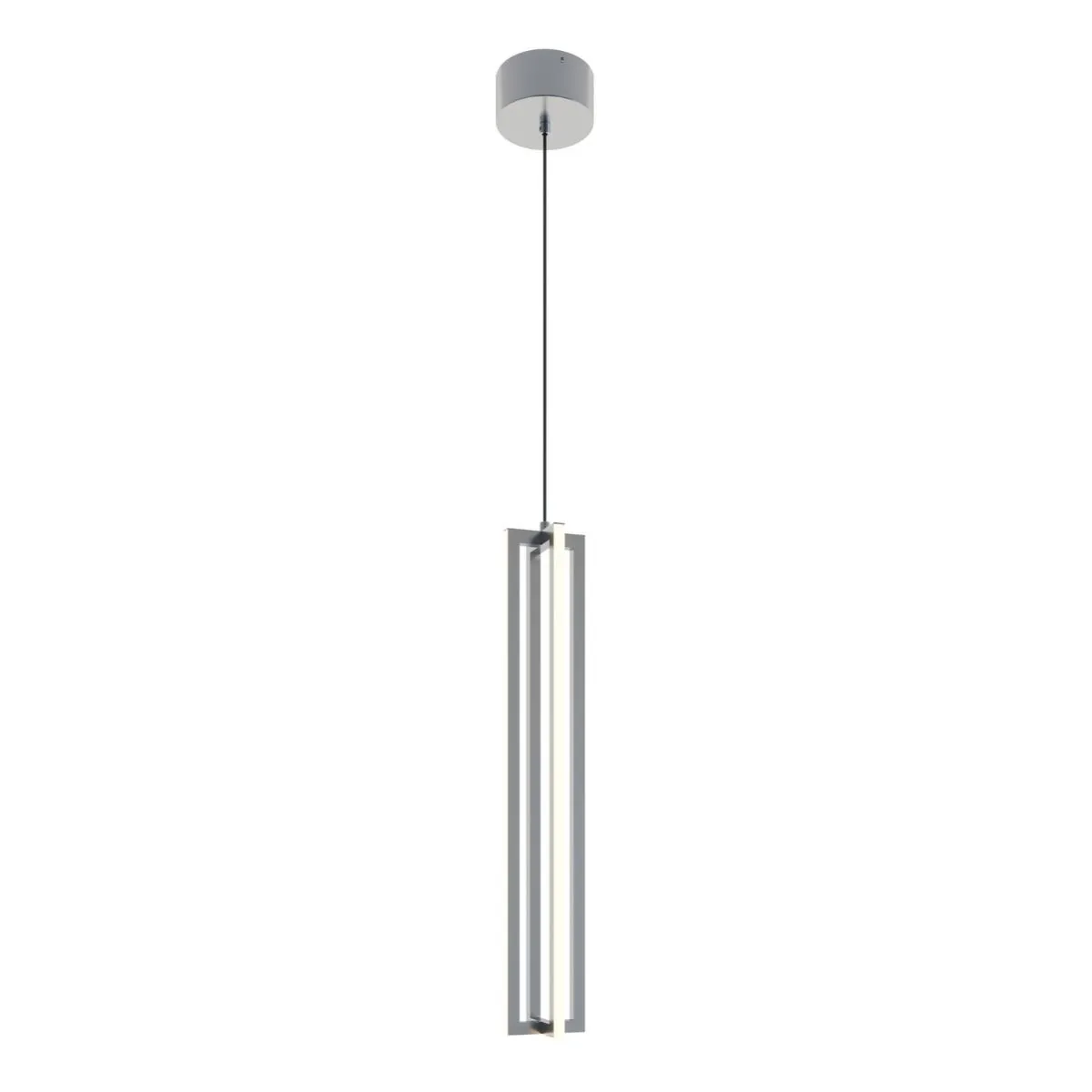 Cass 4 in. LED Pendant Light Satin Nickel finish