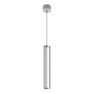 Cass 4 in. LED Pendant Light Satin Nickel finish