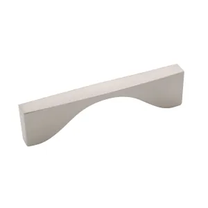 Channel Collection Pull 3-3/4 Inch (96mm) Center to Center Satin Nickel Finish