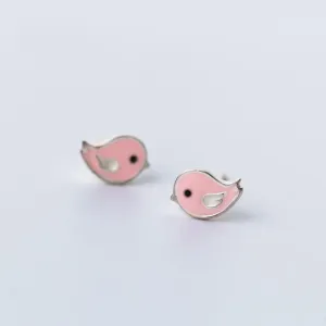 Cheerful Birdie Minimal Studs