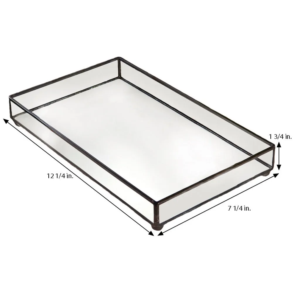 Clear Glass Personalized Tray | Tra 108 ET202