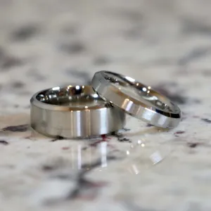 Couples Traditional | Silver Wedding Bands for Couples