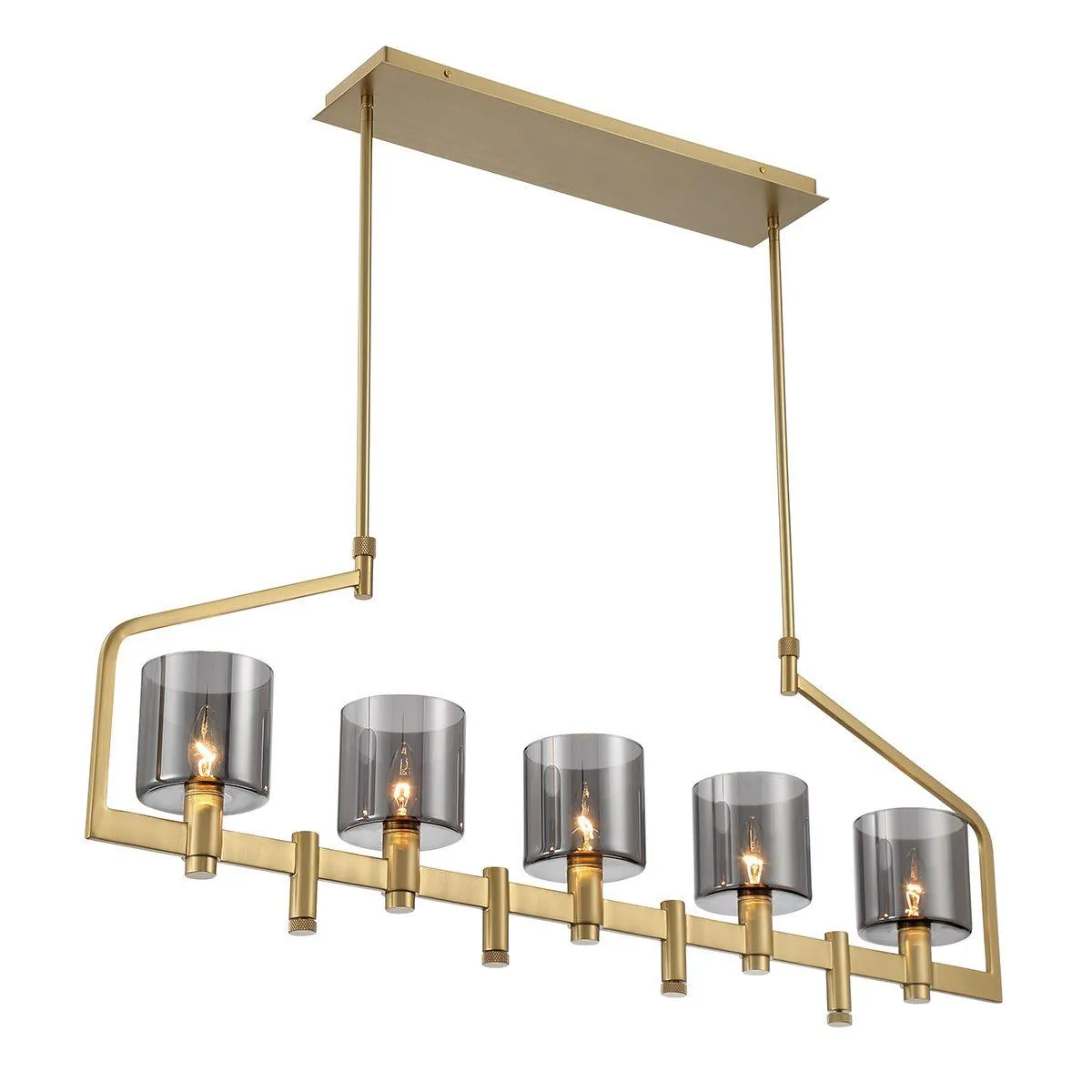 Decato 5 Lights 42 in. Chandelier Gold Finish