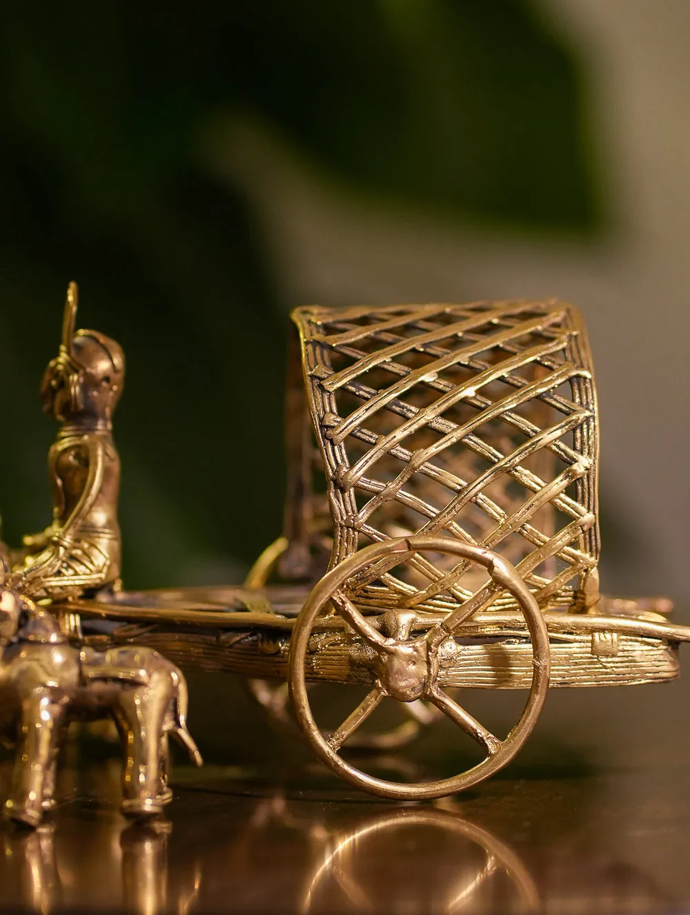 Dhokra Craft Curio - Bullock Cart