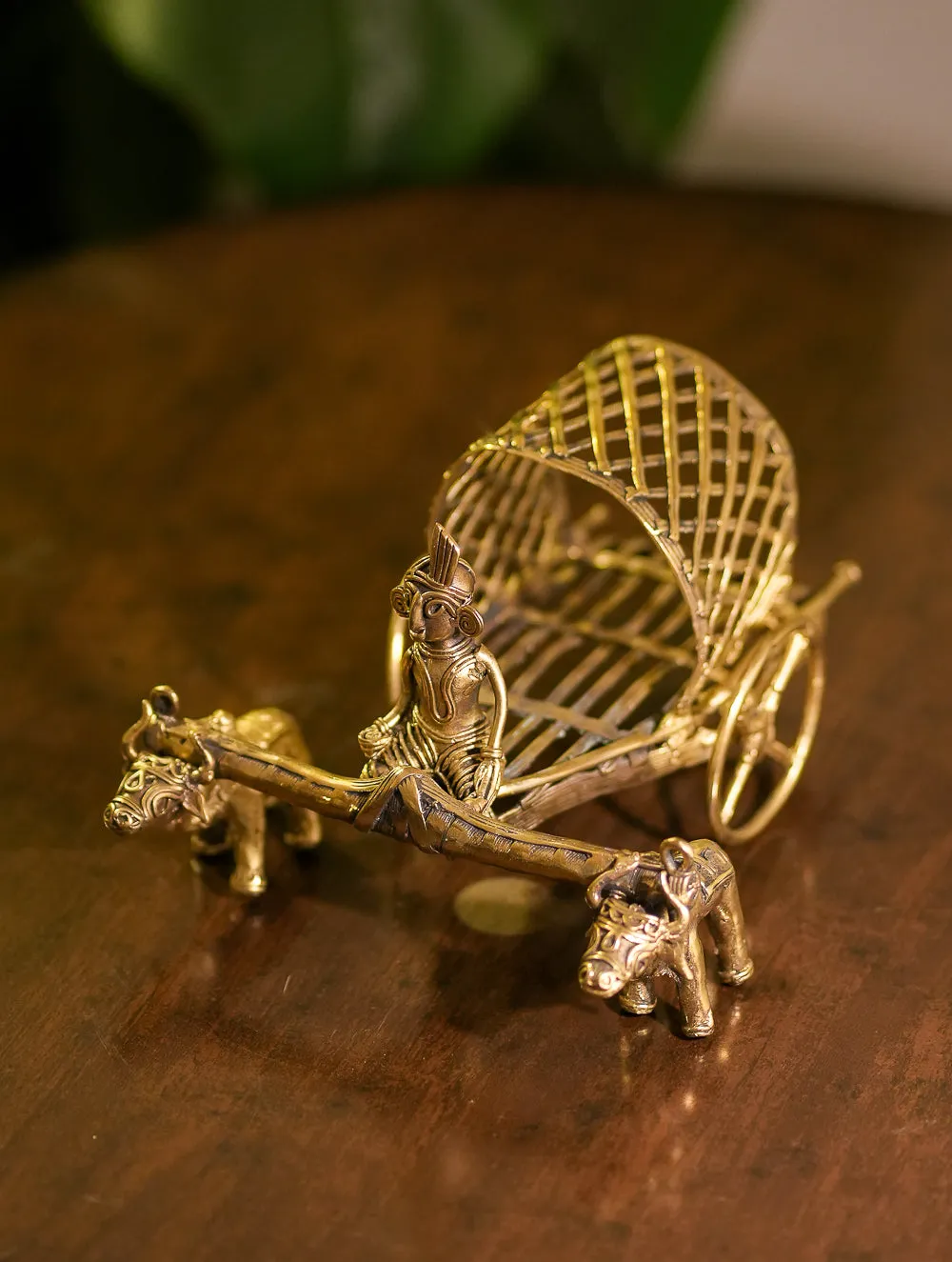 Dhokra Craft Curio - Bullock Cart