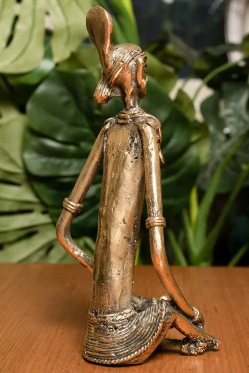 Dhokra Craft Curio (Medium) - Lady
