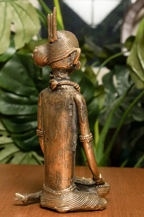 Dhokra Craft Curio (Medium) - Lady