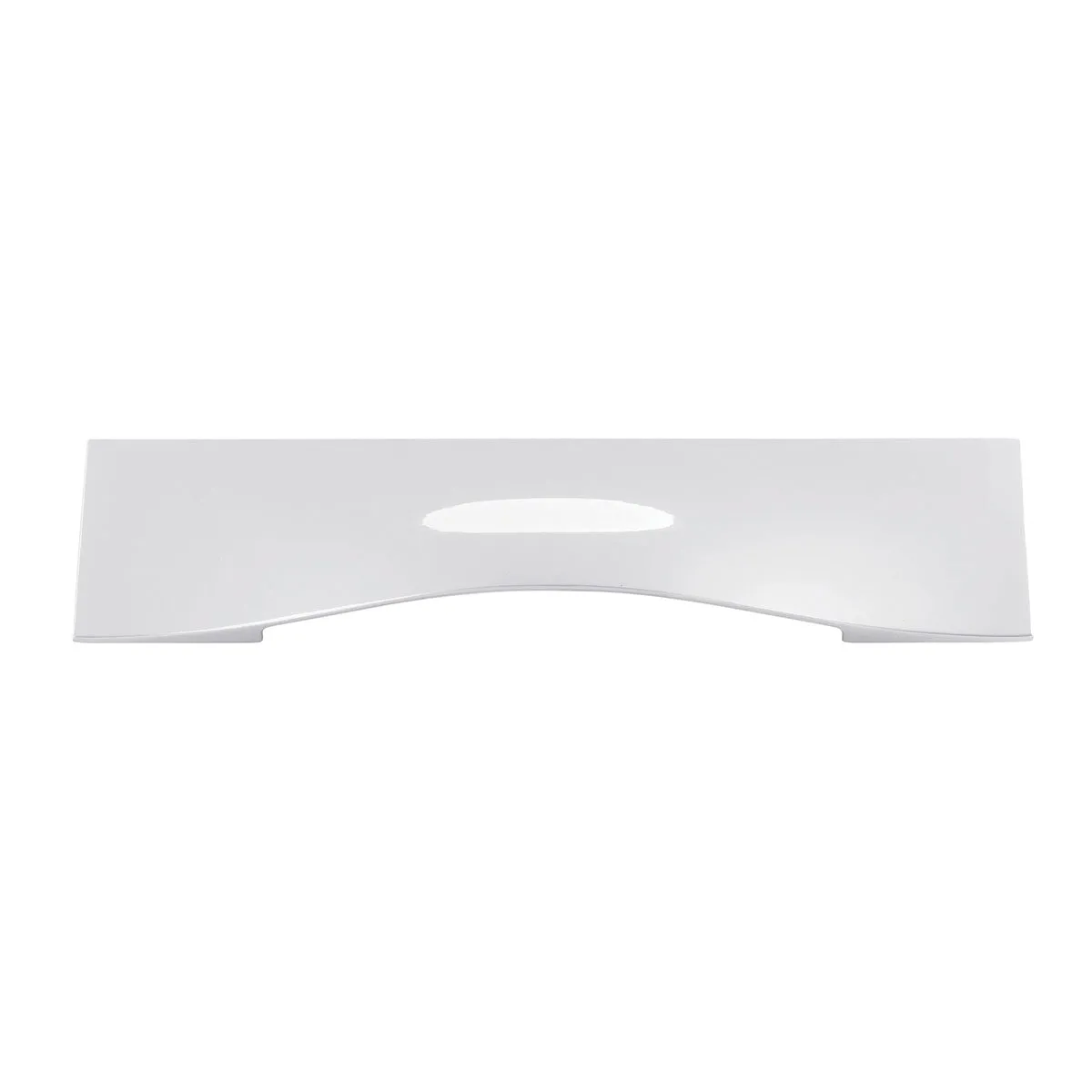 Emerge Collection Cup Pull 5-1/16 Inch (128mm) Center to Center Chrome Finish
