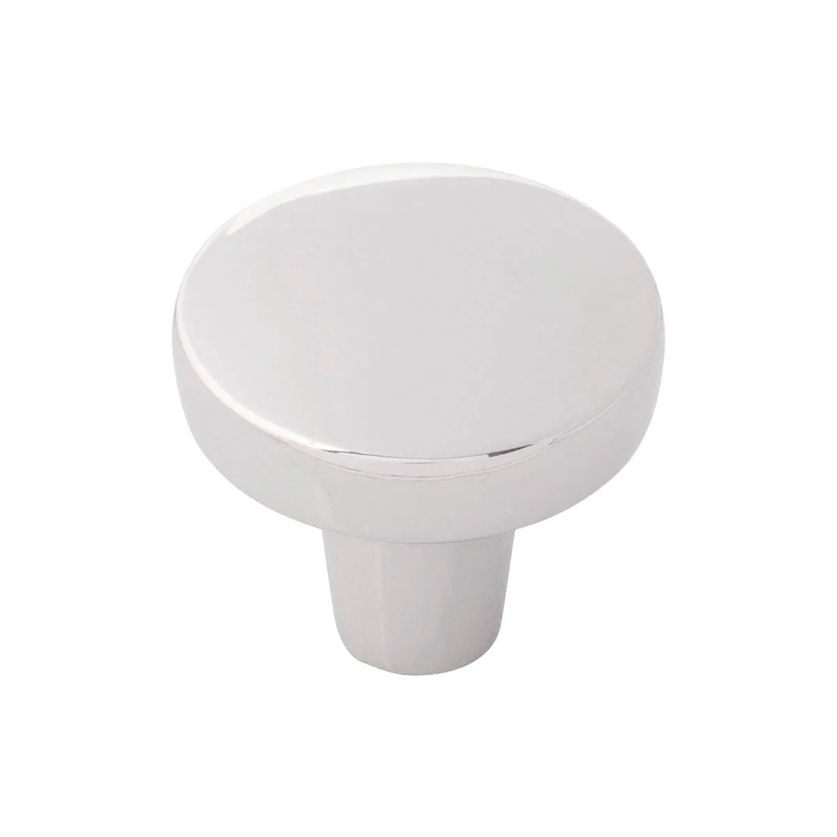 Emerge Collection Knob 1-5/16 Inch Diameter Polished Nickel Finish
