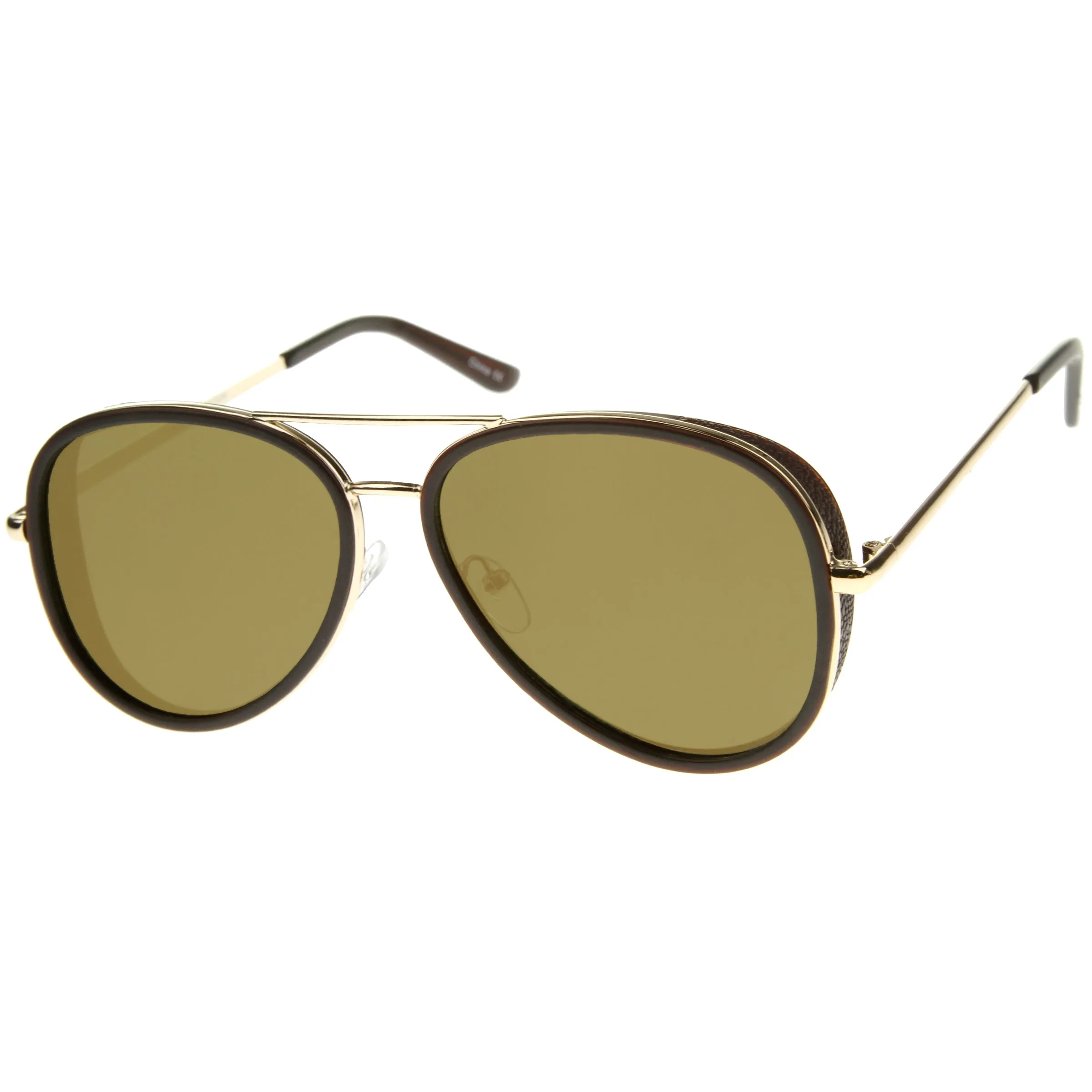 European Roadster Side Cover Mirrored Lens Sunglasses A235