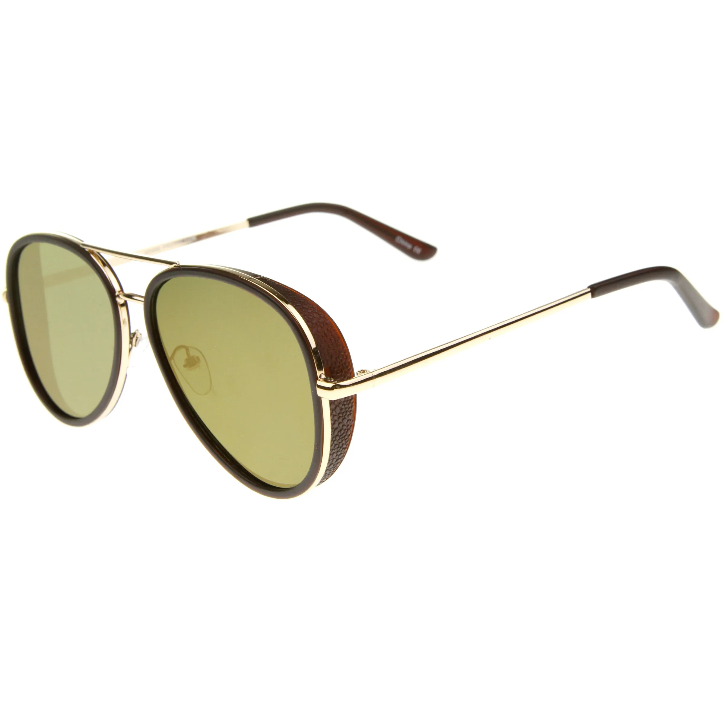 European Roadster Side Cover Mirrored Lens Sunglasses A235