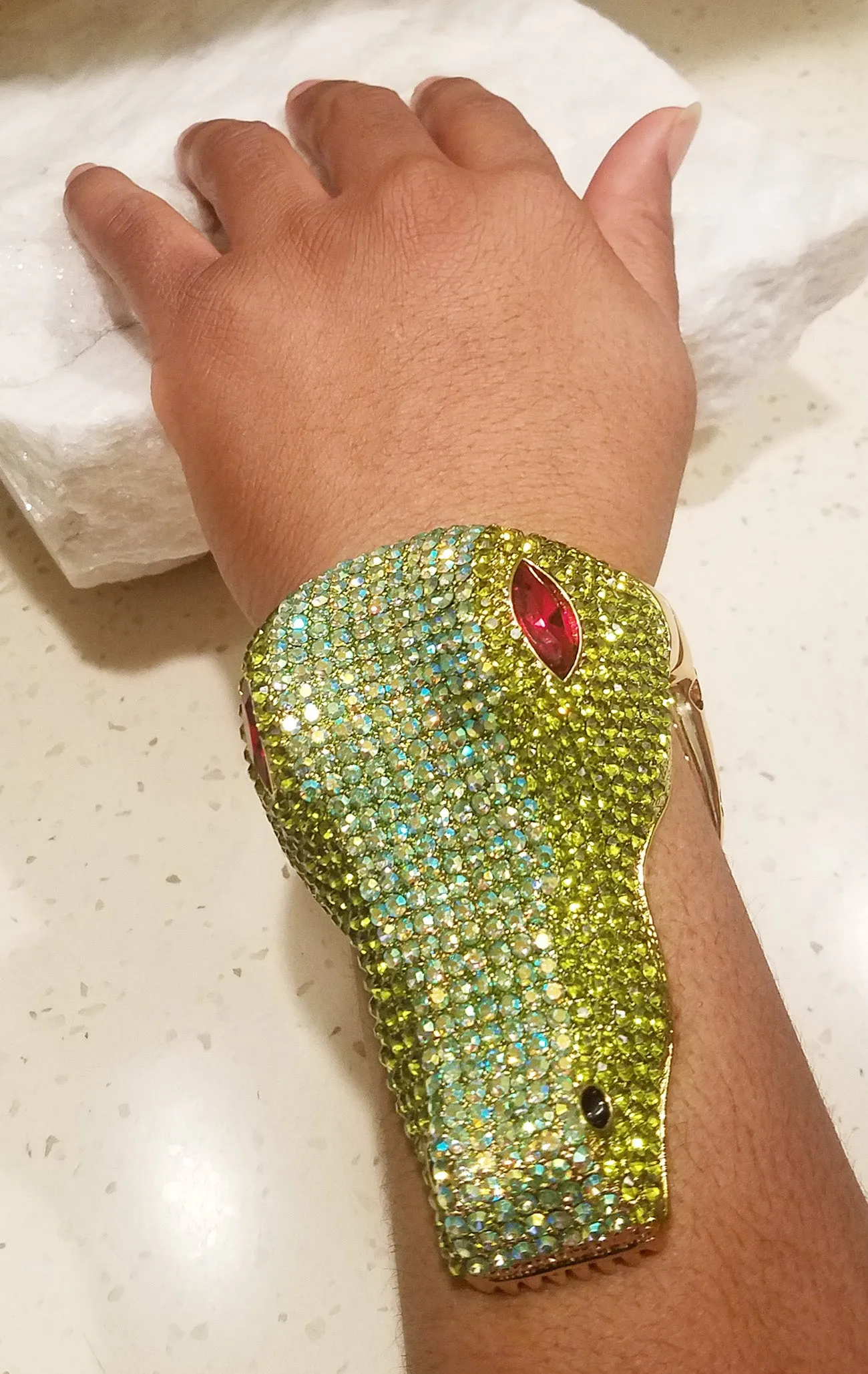 Exotic Austrian Crystal Alligator Crocodile Bracelet