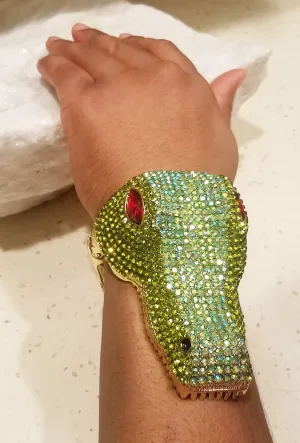 Exotic Austrian Crystal Alligator Crocodile Bracelet