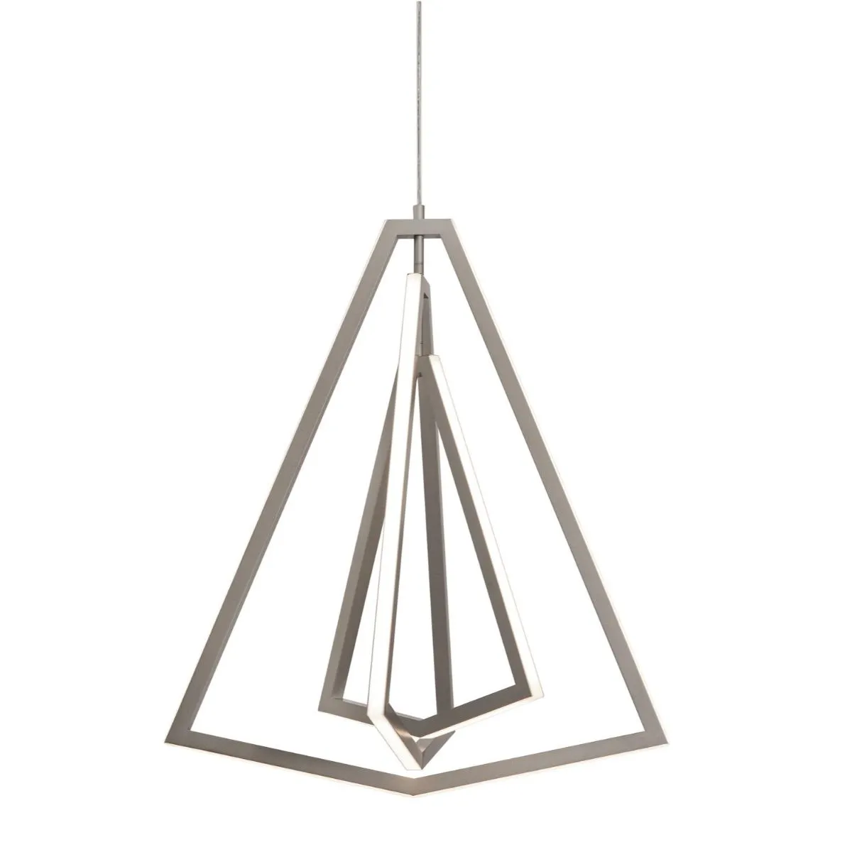 Gianna 24 in. LED Pendant Light Satin Nickel finish