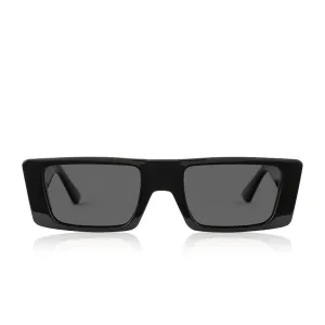 girls night - glossy black sunglasses