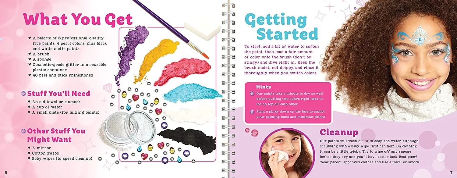 Glitter Face Painting