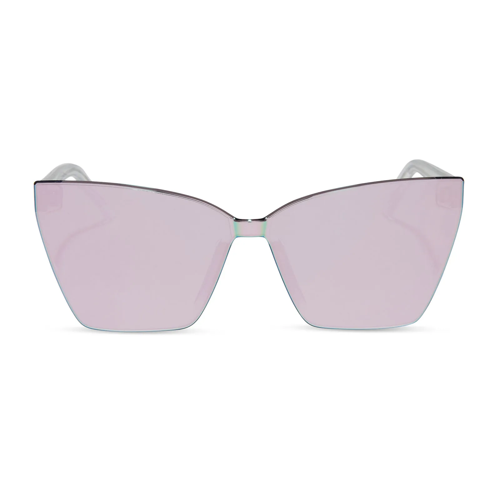 GOLDIE XS - OPALESCENT PINK   CHERRY BLOSSOM MIRROR SUNGLASSES