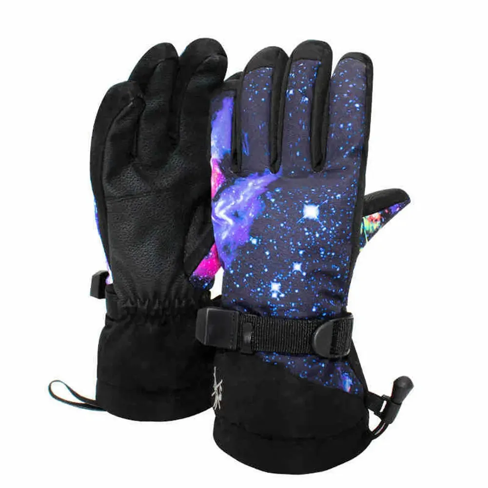 Hotian Unisex Ski Gloves with Touchscreen Waterproof