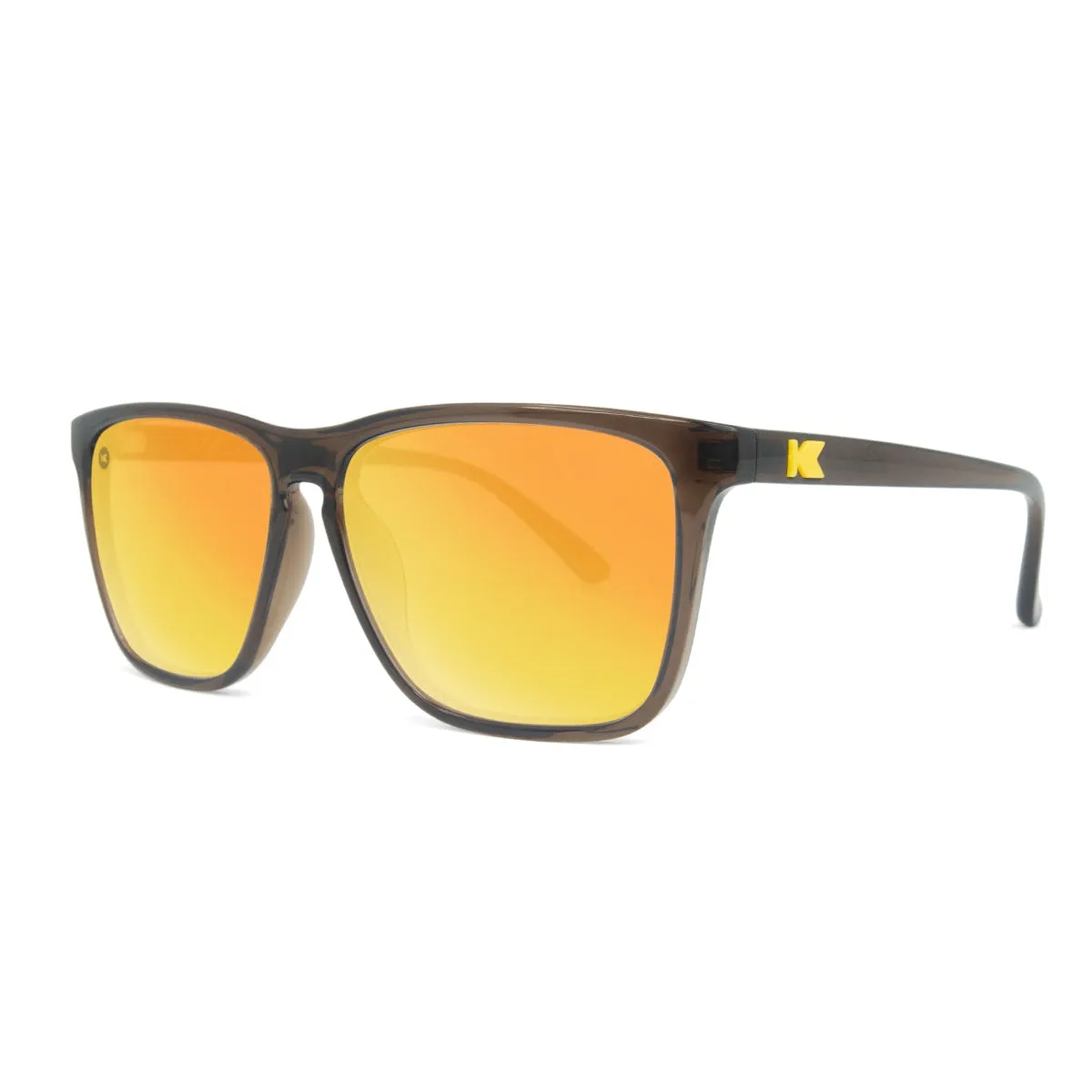 Knockaround Fast Lanes Sunglasses - SD Brown & Gold