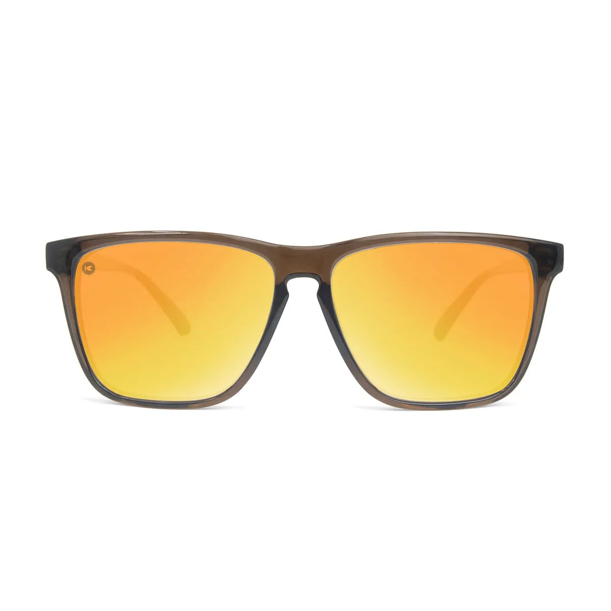 Knockaround Fast Lanes Sunglasses - SD Brown & Gold