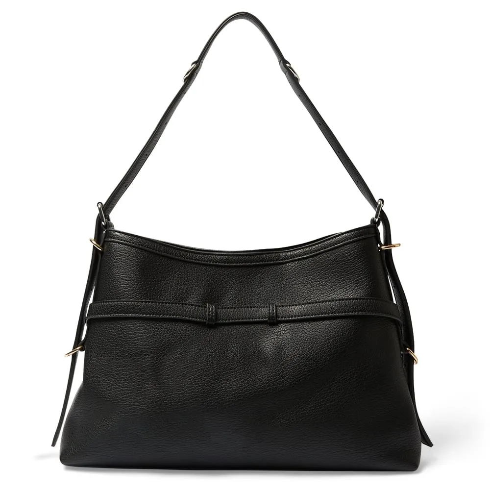 Koko Handbag in Black Smooth