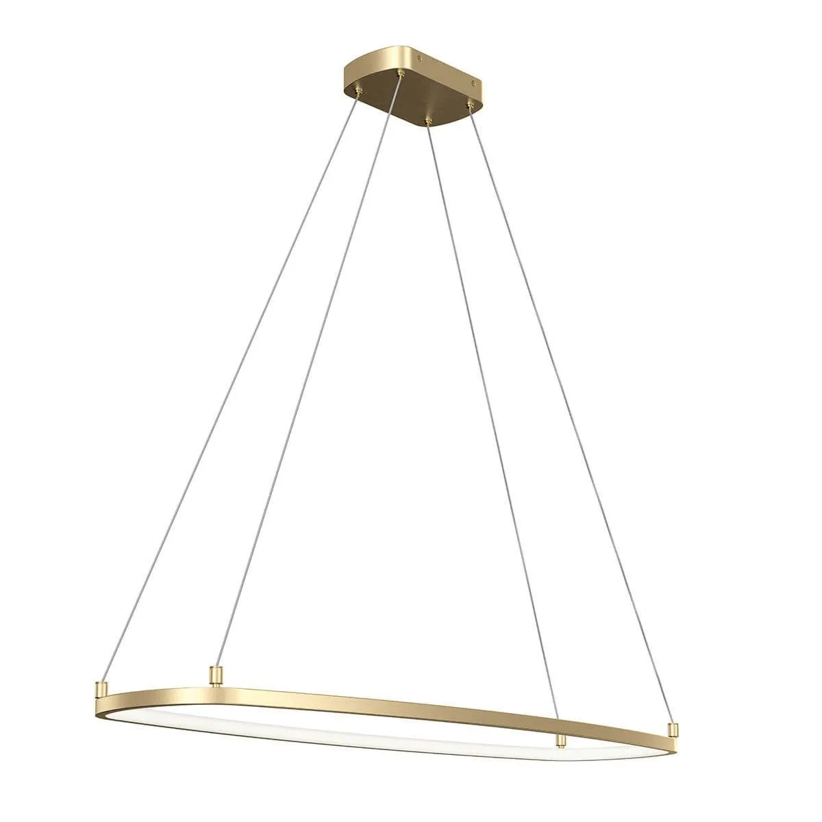 Koloa 41 in. LED Chandelier Gold finish