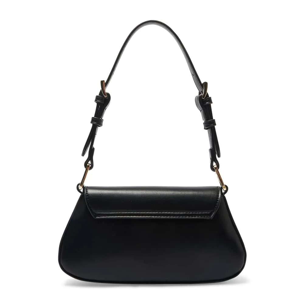 Kyla Bag in Black Smooth