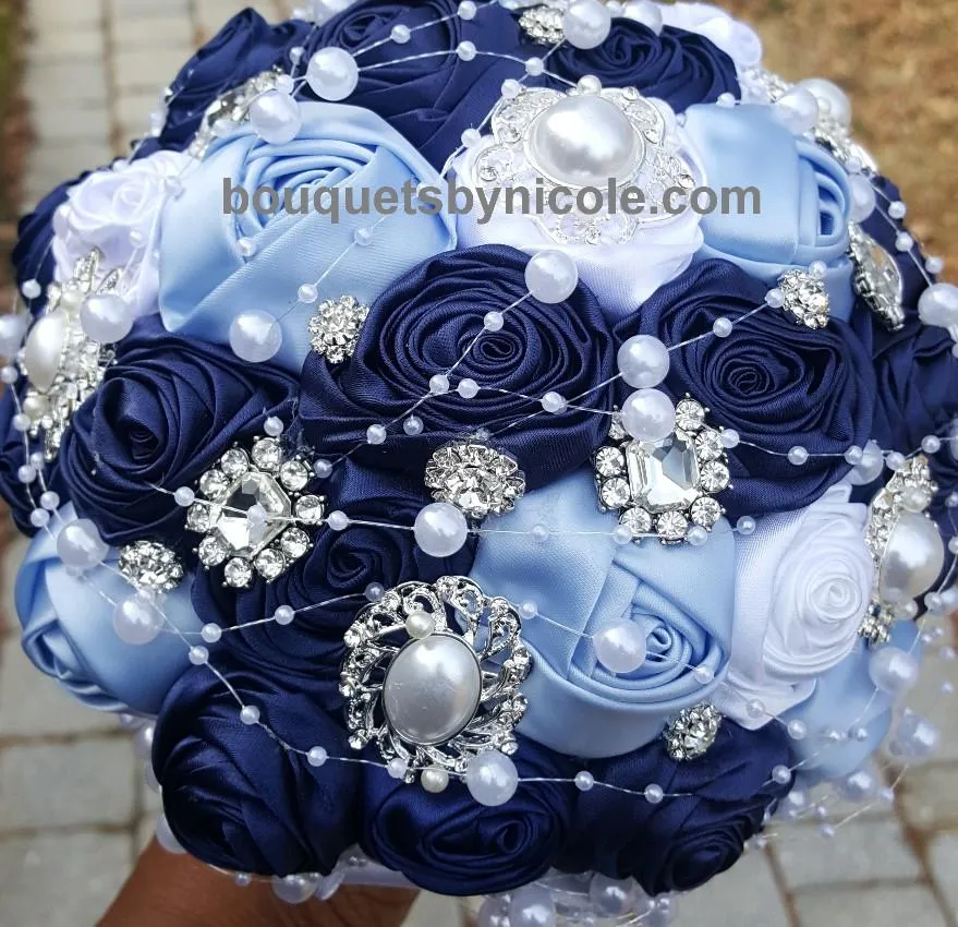 LACI Deluxe Roses Brooch Bouquet or DIY KIT