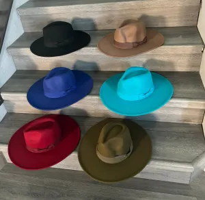 Men's Wide Brim Felt Hat