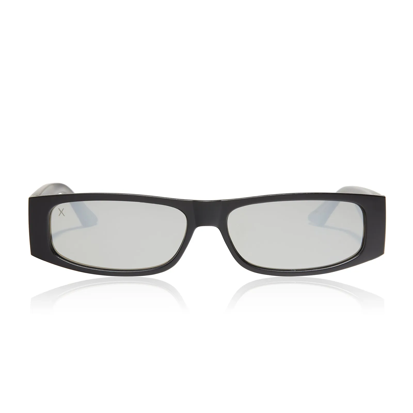 midnight - matte black grey w/ silver mirror   polarized sunglasses