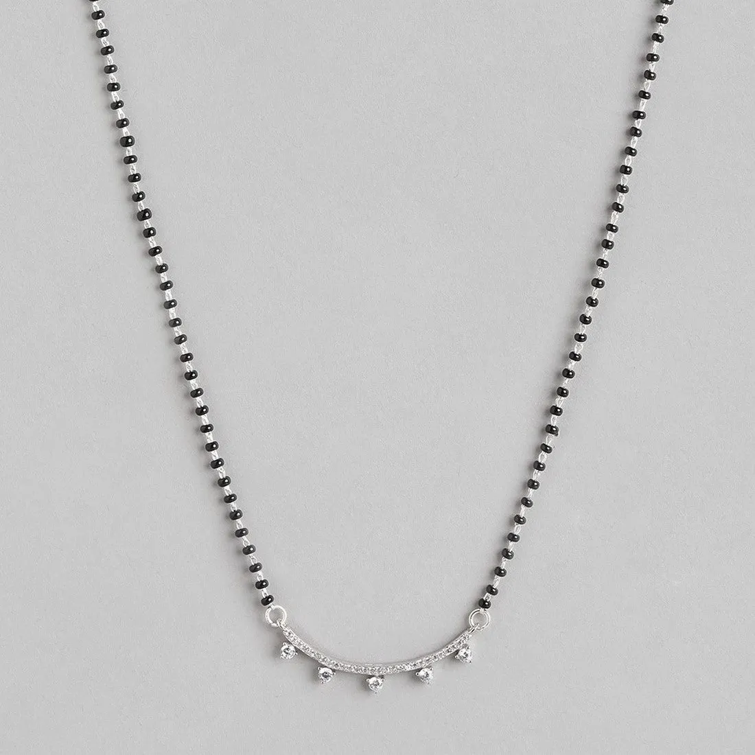 Minimal 925 Silver Mangalsutra