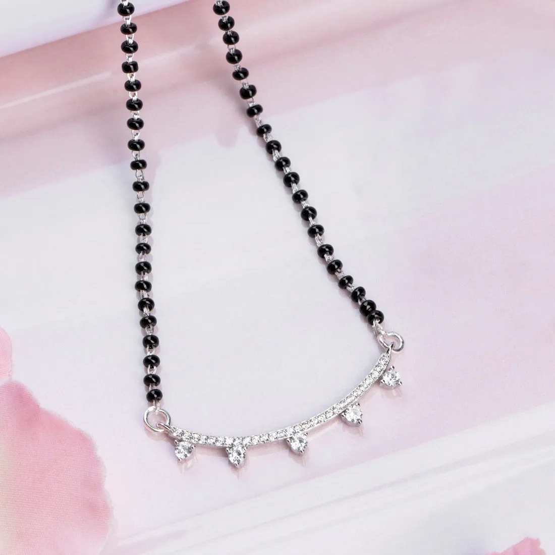 Minimal 925 Silver Mangalsutra