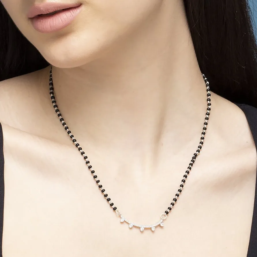 Minimal 925 Silver Mangalsutra